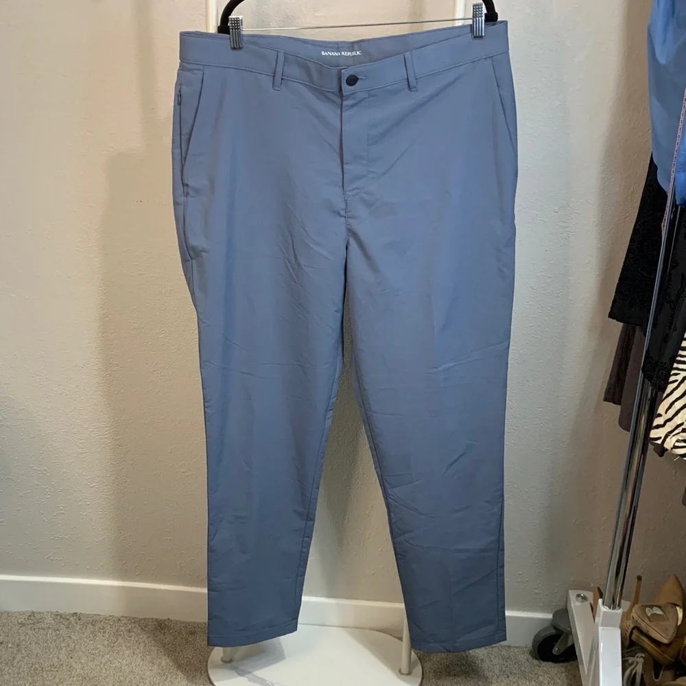 Banana Republic Men's Steel Blue‎ Khakis
